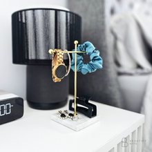 Load image into Gallery viewer, Marble & Gold Jewellery Stand