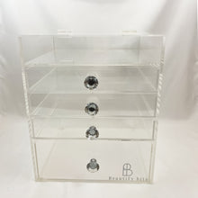 Load image into Gallery viewer, Beautify Bits Flip top 5 tier Acrylic drawer