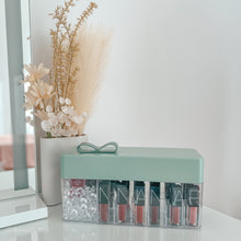 Load image into Gallery viewer, Cotton Candy Lipstick Holder with Lid + Crystal Beads