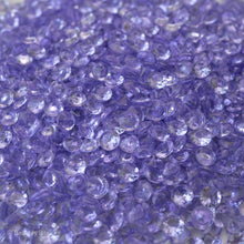 Load image into Gallery viewer, Close up of Purple diamond acrylic beads
