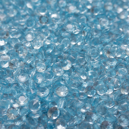 Blue diamond acrylic Beads